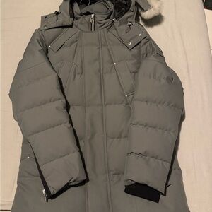 Moose Knuckles Men's Gray Puffer Jacket